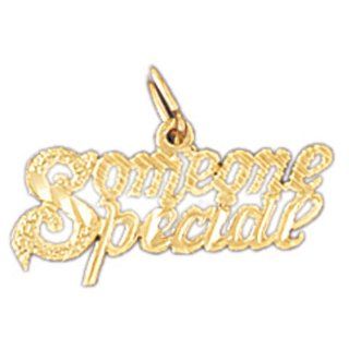 14K Yellow Gold Someone Special Pendant Jewelry