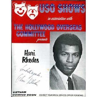 [Program or brochure] USO Shows in association with The Hollywood Overseas Committee presents Hari Rhodes. Vietnam Coming Soon Hari) (RHODES Books