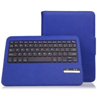 Moko ACER Iconia W4 820 Case   Wireless Bluetooth Keyboard Cover for ACER Iconia W4 820 8 " Inch Windows 8.1 Android Tablet, BLUE Computers & Accessories