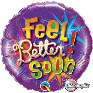 Single Source Party Supplies   18" Feel Better Soon Starbursts Mylar Foil Balloon Toys & Games