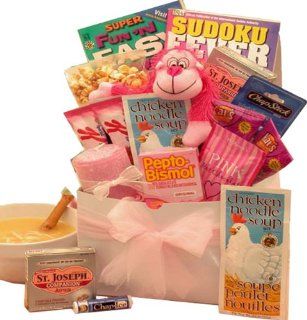 Hanging Around and Feeling Down Get Well Soon Care Package  Gourmet Gift Items  Grocery & Gourmet Food