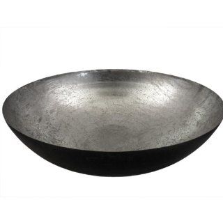 AM Design Metall Schale 50cm grau silber Küche & Haushalt