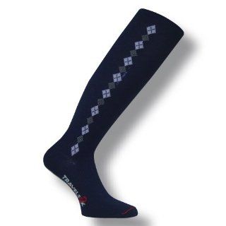 Travelsox Men's OTC Support Compression Recovery Sock, Navy, Large Sports & Outdoors