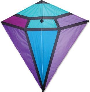 Premier 15512 65 Inch Diamond Kite with Fiberglass Unless Specified Frame, Amethyst  Wind Sculptures  Patio, Lawn & Garden