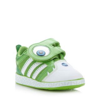 adidas Boys green Monsters University character trainers