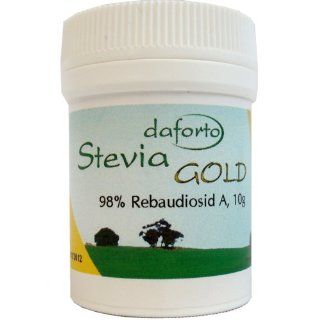 Daforto Stevia Gold, 1er Pack (1 x 10 g) Lebensmittel & Getrnke