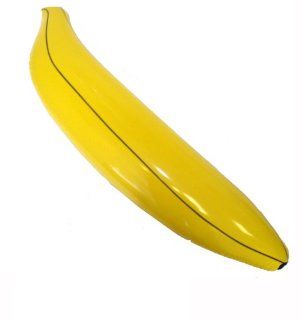 12 aufblasbare Bananen Spielzeug