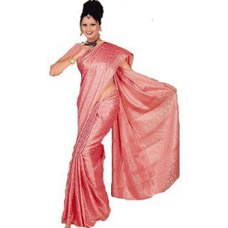 Bollywood Sari Kleid Rose CA117 Bekleidung