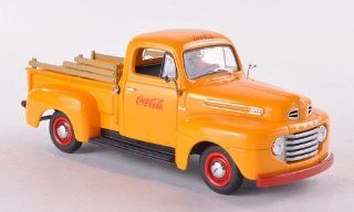 Ford F1 Pick Up, Coca Cola, gelb , 1949, Modellauto, Fertigmodell, Minichamps 143 Spielzeug