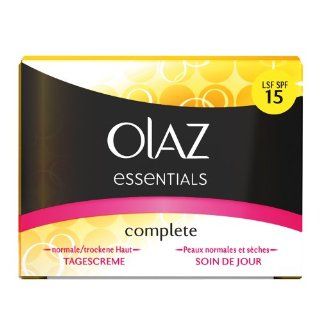 Olaz Essentials Complete Tagescreme mit LSF 15, 50ml Parfümerie & Kosmetik
