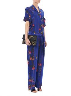 Firefly Mayan Orchid print jumpsuit  Vivienne Westwood Anglom