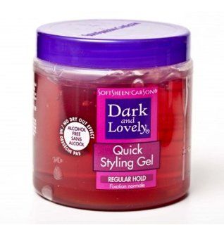 Dark and Lovely Quick Styling Gel Regular Hold 450ml Parfümerie & Kosmetik