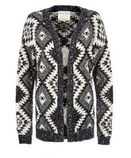 Parisian Black Diamond Aztec Cardigan