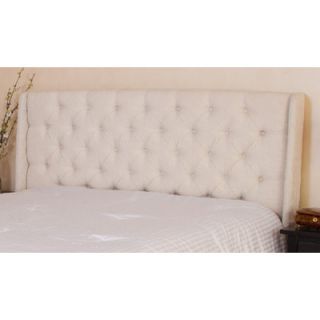 Home Loft Concept Wicklow Wingback Queen/Full Tufted Fabric Headboard 238912 