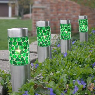 8 in. Solar Mosaic Stake Path Light