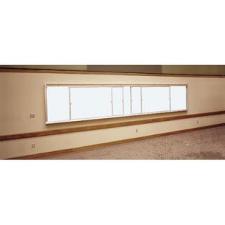 Two Track Horizontal Unit 4 x 6 Whiteboard