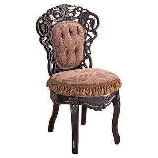 Design Toscano Victorian Parlor Fabric Side Chair