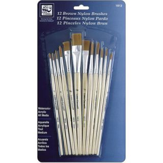 Brown Nylon Brush Set (Pack of 12)   13390971   Shopping