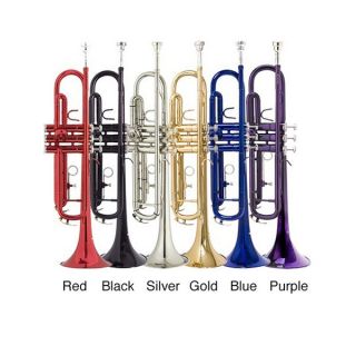 Bb Student Colored Trumpet and Giardinelli Care Kit  