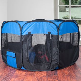 PAW Pet Pop Up Playpen Deluxe with Canvas Carrying Bag   Dog Beds