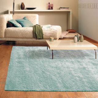 Fur Blue Shag Area Rug by Rug Studio