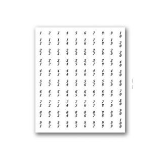 Self Adhesive Address Letter Number