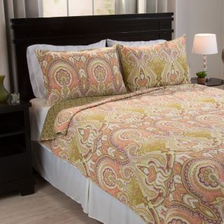 Lavish Home Ava Cotton Quilt Set   Bedding and Bedding Sets