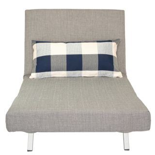 Cortesi Home Grey Convertible Accent Chair