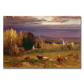 Sunshine after Storm or Sunset by George Inness Painting Print on