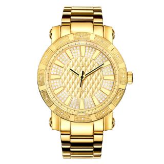 JBW 562 18k Gold plated Diamond Accented Bezel Watch   17553325