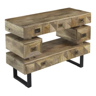 Christopher Knight Home Natural Mango Seven Drawer Media Console