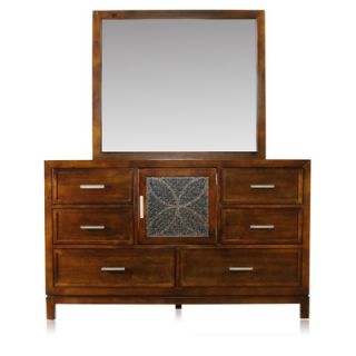 Savannah 6 Drawer Combo Dresser with Mirror by Hokku Designs