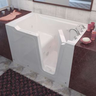 Mountain Home 27x47 Right Drain White Air and Whirlpool Jetted Walk in