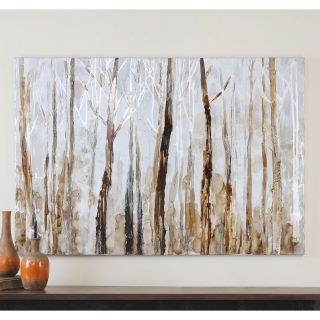 Uttermost Mystic Forest Hand Painted Art   Wall Art
