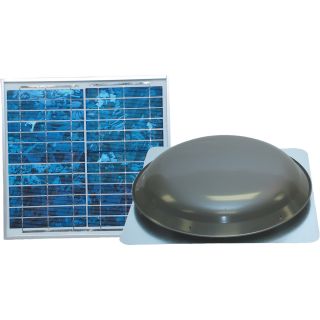 Ventamatic Solar-Powered Ventilating Fan with Panel — Roof- Mounted Ventilator, 1000 CFM, Model# VX1000SOLARROOF  Ventilation