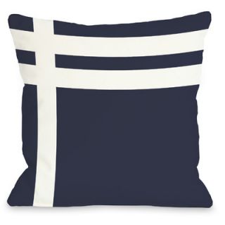 Three Lines Polyester Throw Pillow by One Bella Casa