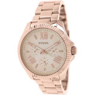 Fossil Womens Cecile AM4569 Rose Gold Stainless Steel Quartz Watch