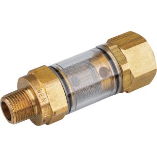 General Pump Brass Inline Water Filter — Male NPT