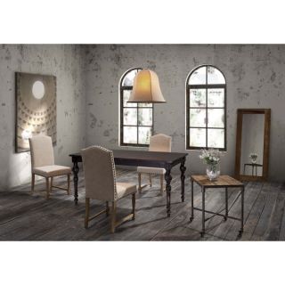 Furniture of America Sheila Rustic Two Tone Dining Table