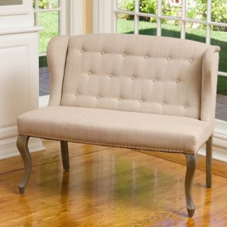 Christopher Knight Home Adrianna Wingback Button tufted Fabric