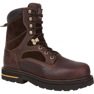 Georgia Legacy 8in. Work Boot — Brown, Model# GBOT037  8in.   Above Work Boots
