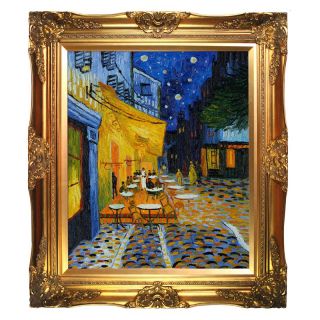 Van Gogh   Cafe Terrace at Night   28W x 32H in.