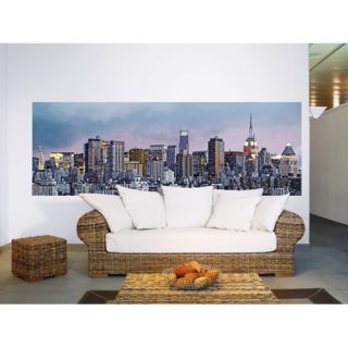 Brewster Home Fashions Ideal Decor New York Skyline Wall Mural