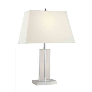 Somette Vanguard Series Crystal Rectangular Table Lamp