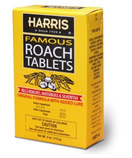 Harris 4 oz. Famous Roach Tablets   Crawling Insects