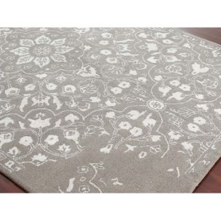 Artist Hand Tufted Silver/White Area Rug by AMER Rugs