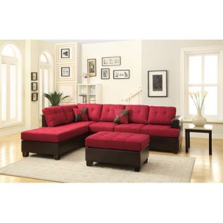 Poundex Bobkona Winden Reversible Sectional