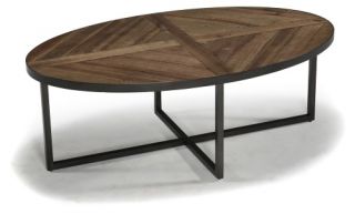 Magnussen Lakeside Wood Oval Cocktail Table