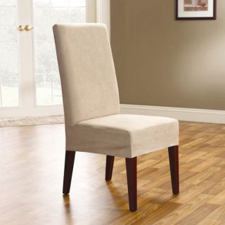 Sure Fit Smooth Suede Shorty Dining Room Chair Cover   11552058