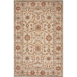 Hand Tufted Oriental Pattern Ivory/ Ivory Area Rug (9 x 12)